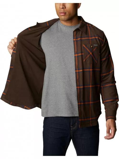 camasa cu maneci lungi pt. barbati Columbia Cornell Woods Fleece Lined Flannel maro 5