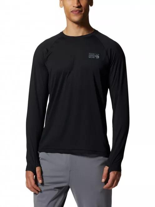 tricou cu maneci lungi, pentru sport pt. barbati Mountain Hardwear Crater Lake Long Sleeve Crew negru 2