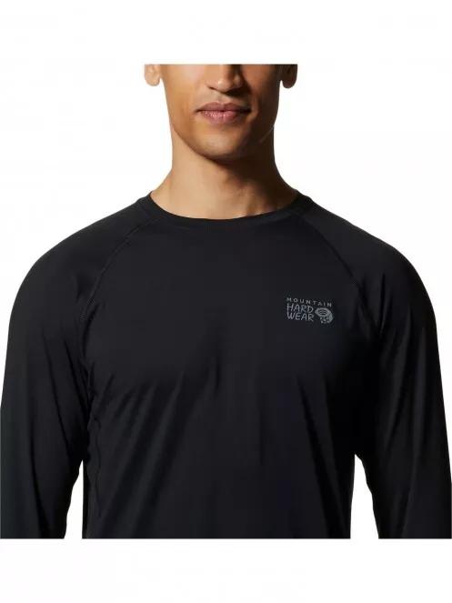 tricou cu maneci lungi, pentru sport pt. barbati Mountain Hardwear Crater Lake Long Sleeve Crew negru 5