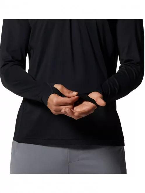tricou cu maneci lungi, pentru sport pt. barbati Mountain Hardwear Crater Lake Long Sleeve Crew negru 6