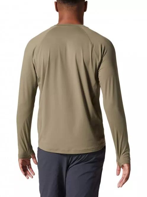 tricou cu maneci lungi, pentru sport pt. barbati Mountain Hardwear Crater Lake Long Sleeve Crew verde 3