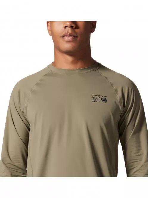 tricou cu maneci lungi, pentru sport pt. barbati Mountain Hardwear Crater Lake Long Sleeve Crew verde 5
