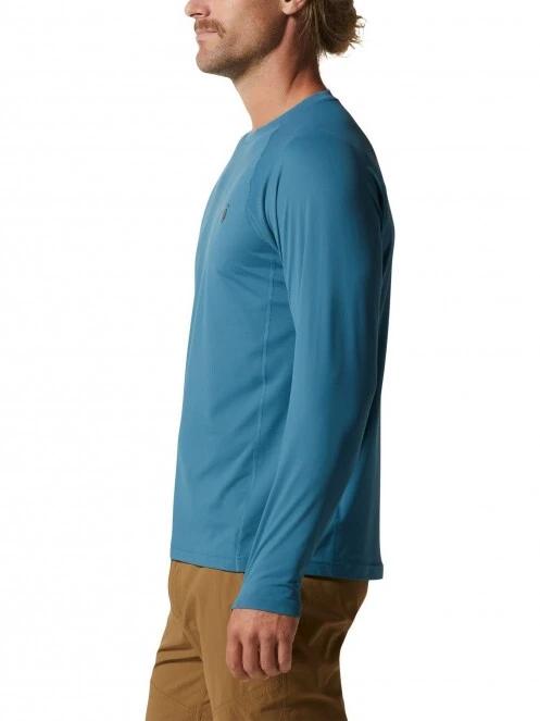 tricou cu maneci lungi, pentru sport pt. barbati Mountain Hardwear Crater Lake Long Sleeve Crew albastru 3
