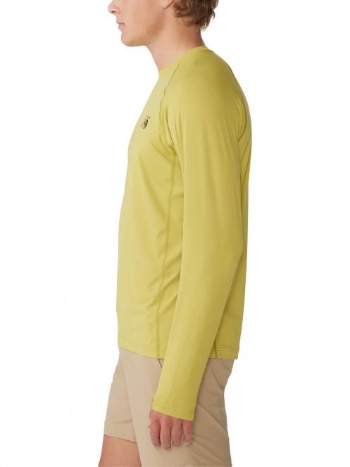 tricou cu maneci lungi pt. barbati Mountain Hardwear Crater Lake Long Sleeve Crew galben 3