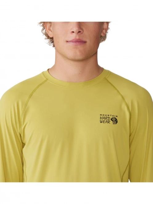 tricou cu maneci lungi pt. barbati Mountain Hardwear Crater Lake Long Sleeve Crew galben 5