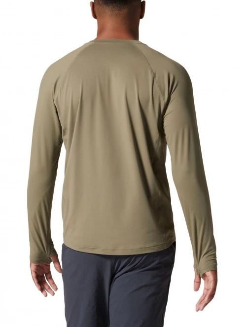 tricou cu maneci lungi pt. barbati Mountain Hardwear Crater Lake Long Sleeve Crew verde 4