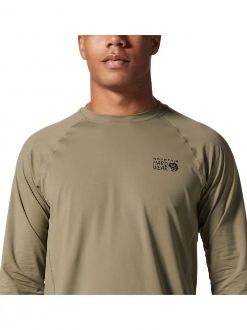 tricou cu maneci lungi pt. barbati Mountain Hardwear Crater Lake Long Sleeve Crew verde 5