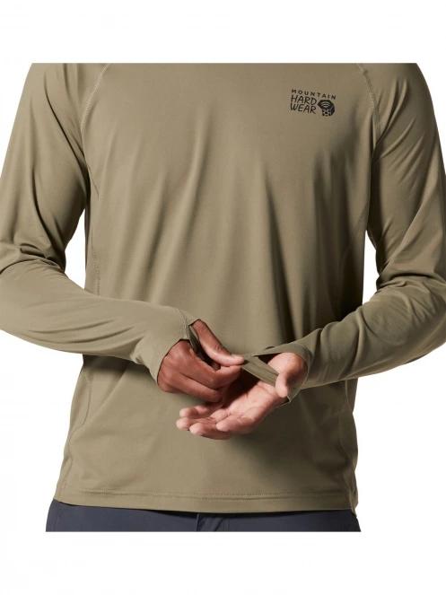 tricou cu maneci lungi pt. barbati Mountain Hardwear Crater Lake Long Sleeve Crew verde 6