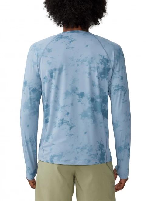 tricou cu maneci lungi pt. barbati Mountain Hardwear Crater Lake Long Sleeve Crew albastru deschis 4