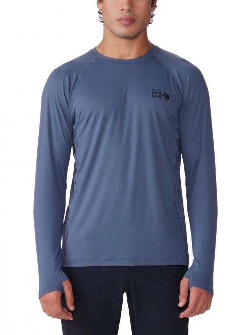 tricou cu maneci lungi pt. barbati Mountain Hardwear Crater Lake Long Sleeve Crew albastru 2