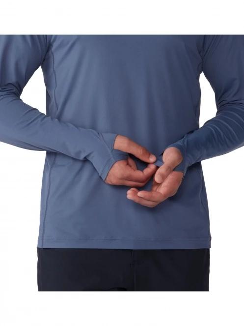 tricou cu maneci lungi pt. barbati Mountain Hardwear Crater Lake Long Sleeve Crew albastru 6
