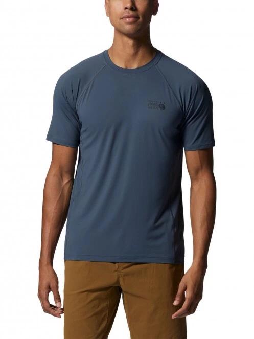 tricou pentru sport, cu maneci scurte pt. barbati Mountain Hardwear Crater Lake Short Sleeve albastru 2