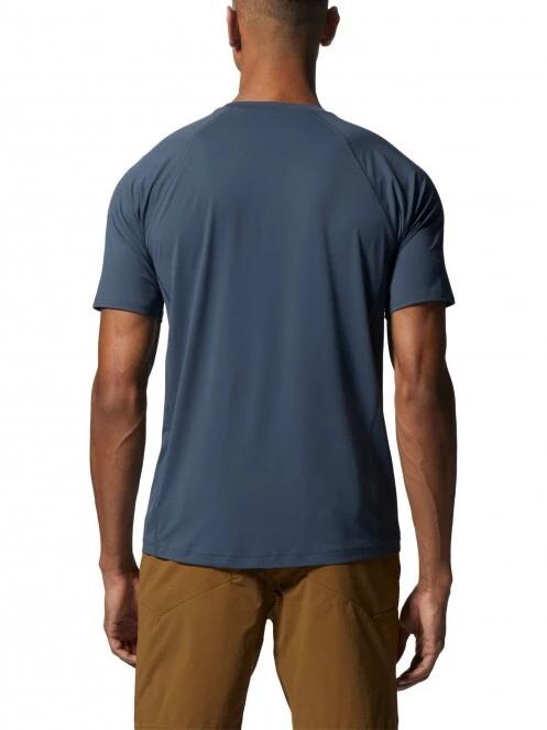 tricou pentru sport, cu maneci scurte pt. barbati Mountain Hardwear Crater Lake Short Sleeve albastru 4