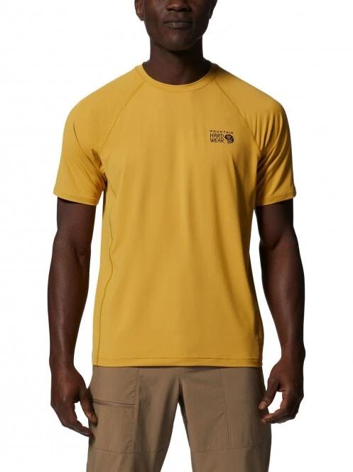 tricou pentru sport, cu maneci scurte pt. barbati Mountain Hardwear Crater Lake Short Sleeve galben 2