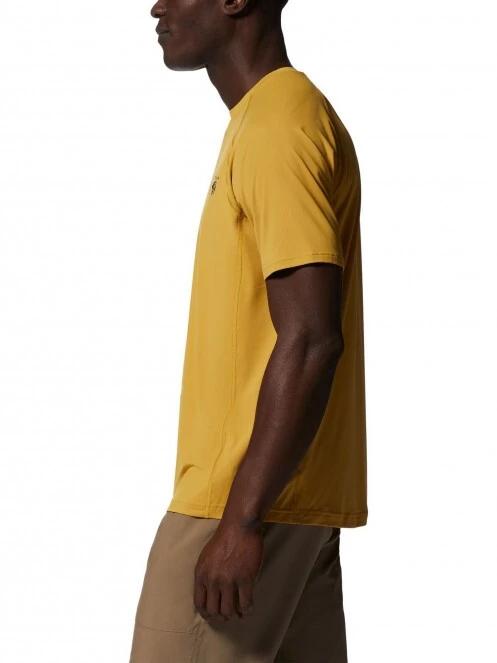 tricou pentru sport, cu maneci scurte pt. barbati Mountain Hardwear Crater Lake Short Sleeve galben 3