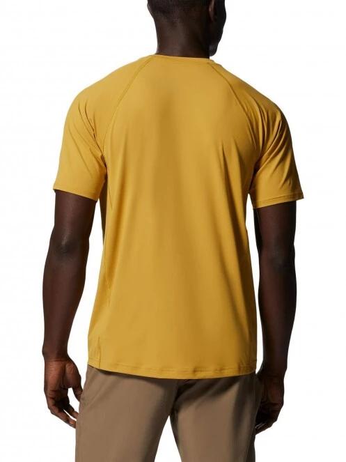 tricou pentru sport, cu maneci scurte pt. barbati Mountain Hardwear Crater Lake Short Sleeve galben 4