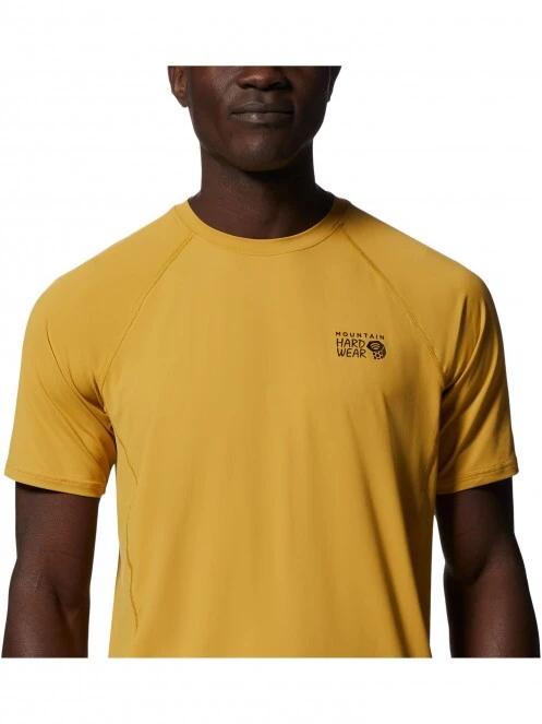 tricou pentru sport, cu maneci scurte pt. barbati Mountain Hardwear Crater Lake Short Sleeve galben 5