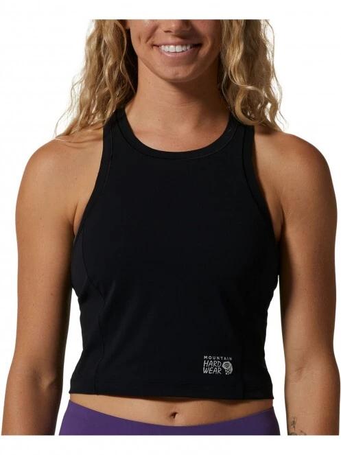 tricou pentru sport, cu maneci scurte pt. femei Mountain Hardwear Mountain Stretch Tanklette negru 5