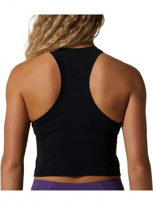 tricou pentru sport, cu maneci scurte pt. femei Mountain Hardwear Mountain Stretch Tanklette negru 6
