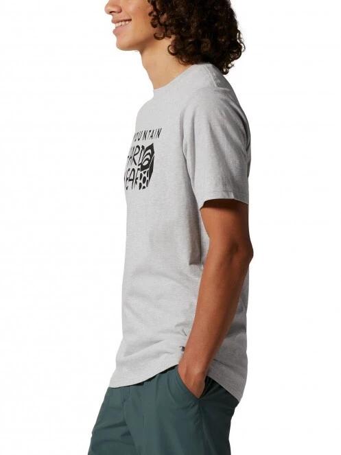 tricou cu maneci scurte pt. barbati Mountain Hardwear MHW Logo Short Sleeve gri 3