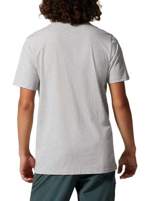 tricou cu maneci scurte pt. barbati Mountain Hardwear MHW Logo Short Sleeve gri 4