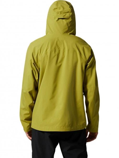 haine de ploaie pt. barbati Mountain Hardwear Stretch Ozonic Jacket galben 4