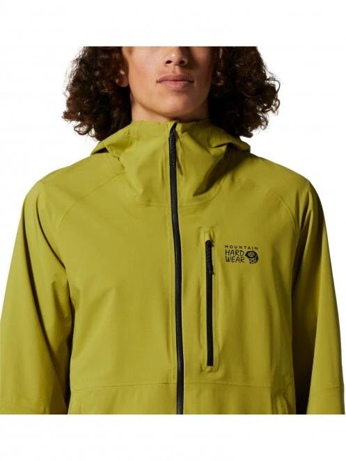 haine de ploaie pt. barbati Mountain Hardwear Stretch Ozonic Jacket galben 5