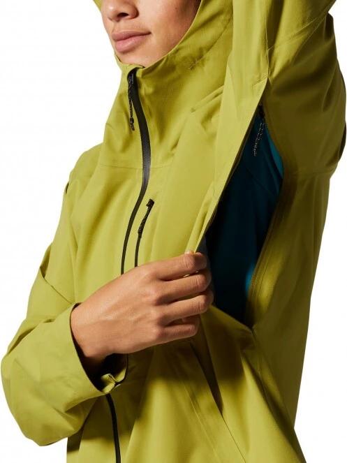 haine de ploaie pt. barbati Mountain Hardwear Stretch Ozonic Jacket galben 6