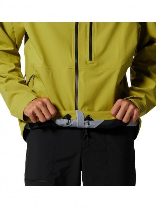 haine de ploaie pt. barbati Mountain Hardwear Stretch Ozonic Jacket galben 8