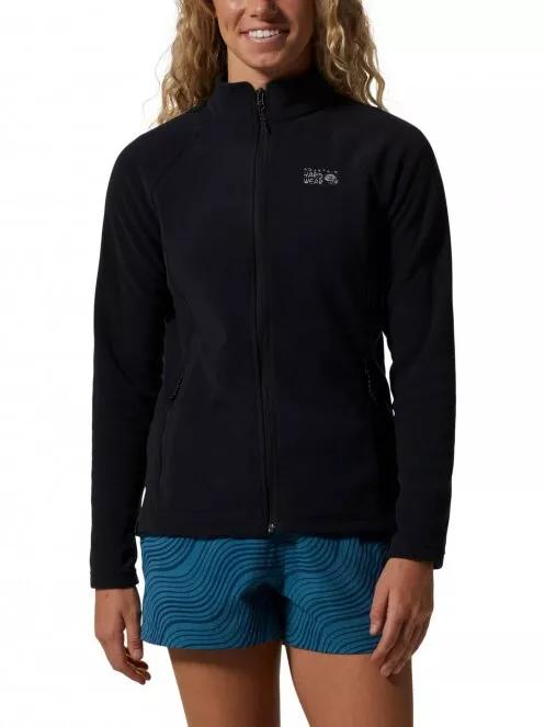 pulover polar pt. femei Mountain Hardwear Polartec Microfleece Full Zip negru 2
