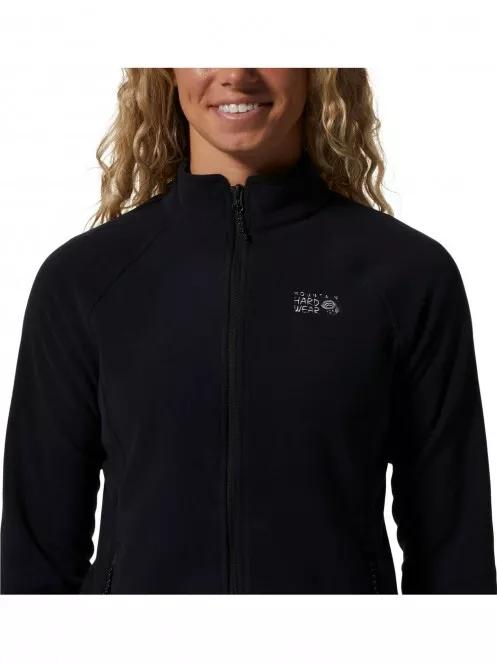 pulover polar pt. femei Mountain Hardwear Polartec Microfleece Full Zip negru 5