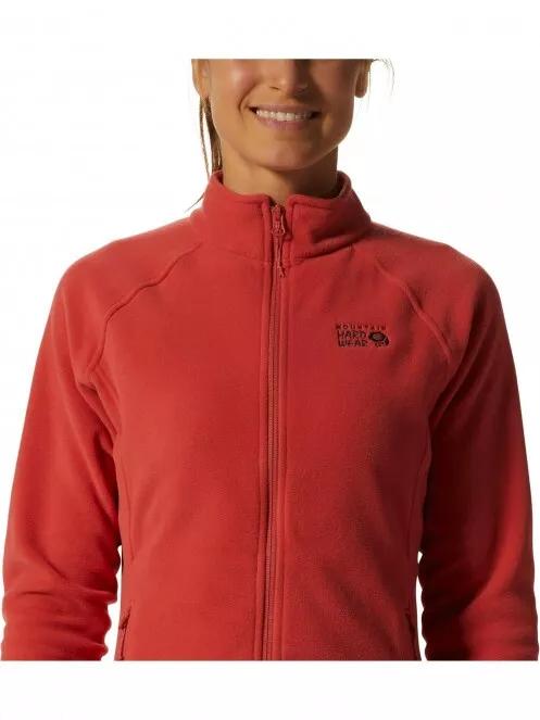 pulover polar pt. femei Mountain Hardwear Polartec Microfleece Full Zip rosu 5
