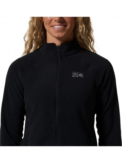 pulover polar pt. femei Mountain Hardwear Polartec Microfleece Full Zip negru 5
