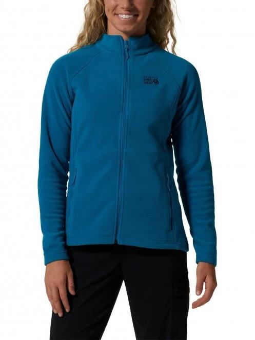 pulover polar pt. femei Mountain Hardwear Polartec Microfleece Full Zip albastru 2