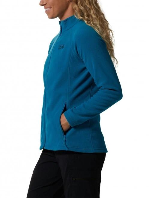 pulover polar pt. femei Mountain Hardwear Polartec Microfleece Full Zip albastru 3