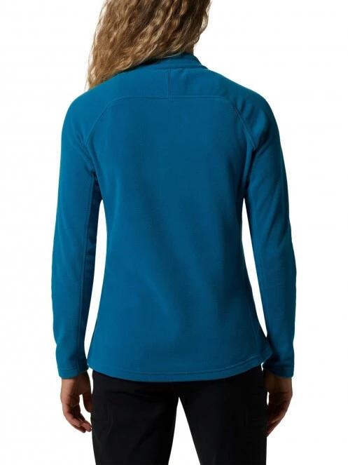 pulover polar pt. femei Mountain Hardwear Polartec Microfleece Full Zip albastru 4