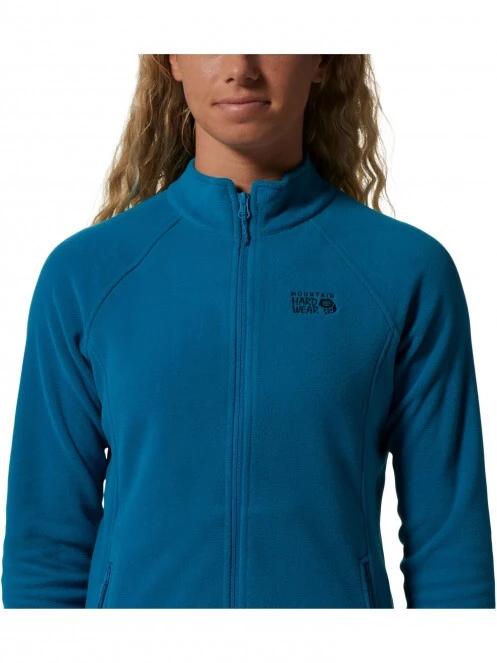 pulover polar pt. femei Mountain Hardwear Polartec Microfleece Full Zip albastru 5