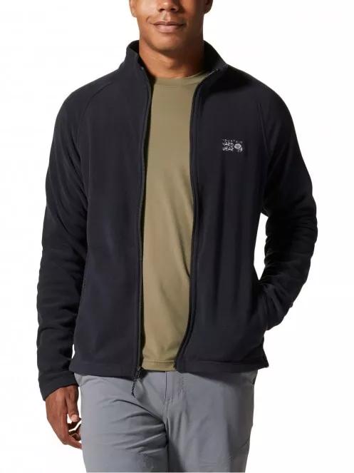 pulover polar pt. barbati Mountain Hardwear Polartec Microfleece Full Zip negru 4