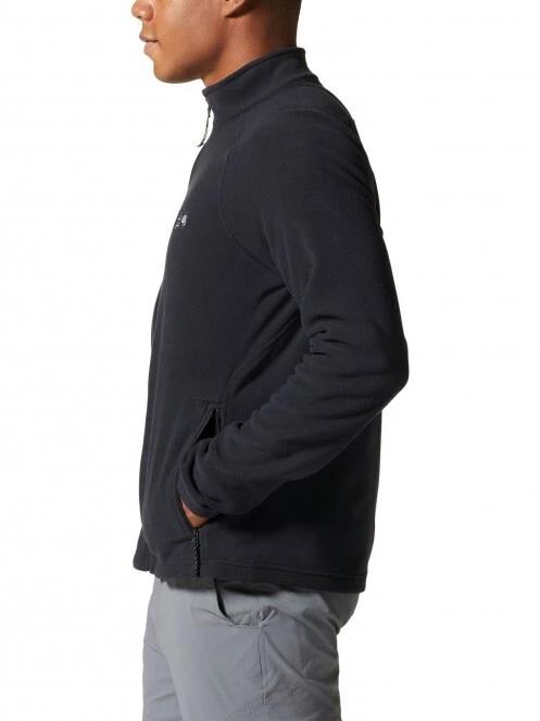 pulover polar pt. barbati Mountain Hardwear Polartec Microfleece Full Zip negru 3