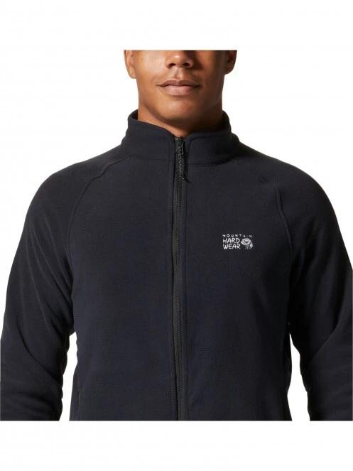 pulover polar pt. barbati Mountain Hardwear Polartec Microfleece Full Zip negru 5