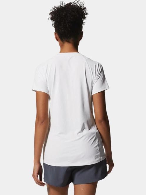 tricou pentru sport, cu maneci scurte pt. femei Mountain Hardwear Crater Lake Short Sleeve alb 4