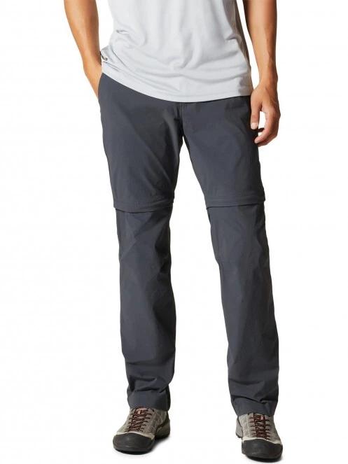 pantaloni de drumetie pt. barbati Mountain Hardwear Basin Trek Convertible Pant negru 2