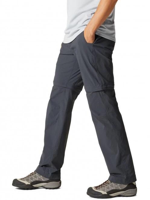 pantaloni de drumetie pt. barbati Mountain Hardwear Basin Trek Convertible Pant negru 3