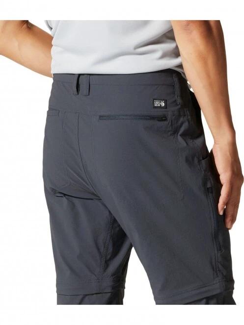 pantaloni de drumetie pt. barbati Mountain Hardwear Basin Trek Convertible Pant negru 6
