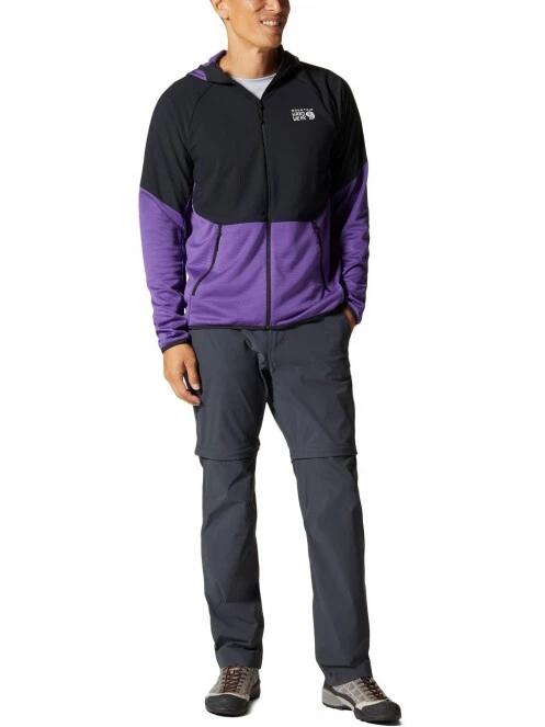 pantaloni de drumetie pt. barbati Mountain Hardwear Basin Trek Convertible Pant negru 9