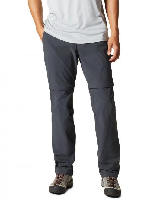 pantaloni de drumetie pt. barbati Mountain Hardwear Basin Trek Convertible Pant negru 2