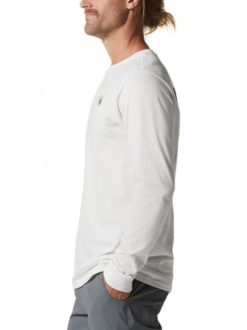 tricou cu maneci lungi pt. barbati Mountain Hardwear MHW Logo ina Box Long Sleeve gri 3