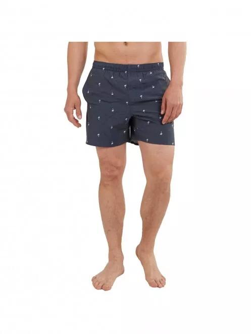 sorturi de baie pentru barbati pt. barbati Fundango Bono Print Boardshort albastru inchis 2