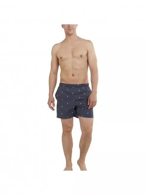 sorturi de baie pentru barbati pt. barbati Fundango Bono Print Boardshort albastru inchis 6