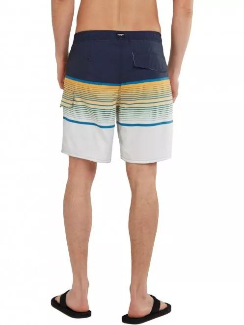 sort de plaja pt. barbati Fundango Salimu Boardshort galben 3
